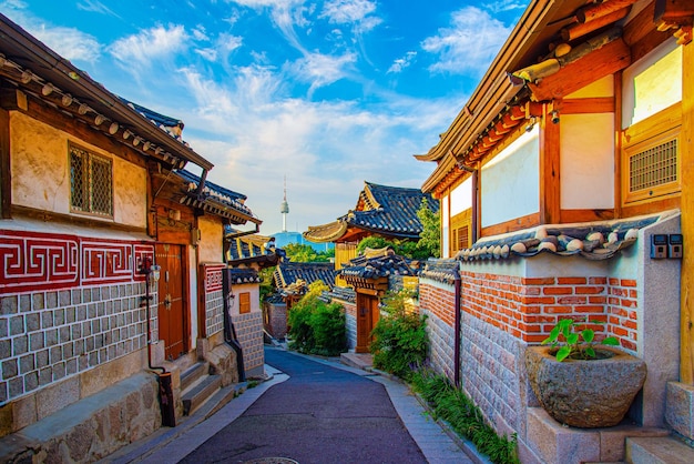 Street amidst buildings against sky