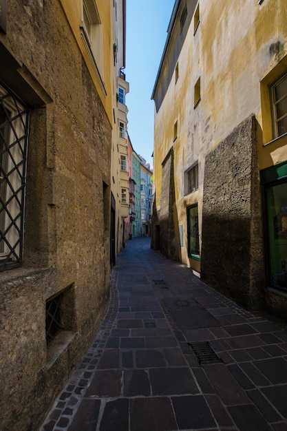 Street amidst buildings in city