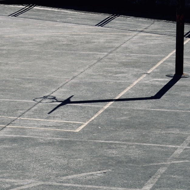 street basket court in de stad Bilbao, Spanje