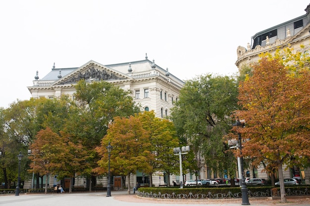 Street in Budapest, Hungary.