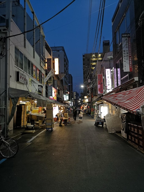 street and buildings against sky