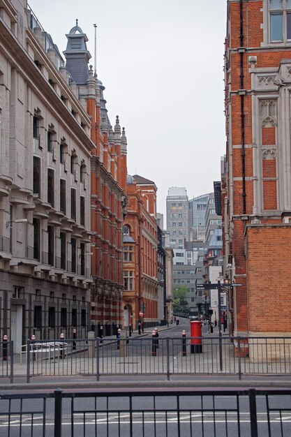 Street in the city center of London in UK