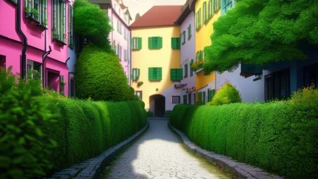 A street in the city of lucca