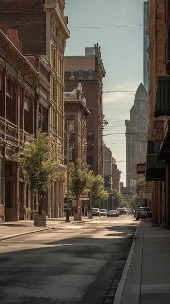 A street in the city of nashville