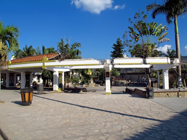 The street in Copan city of Honduras