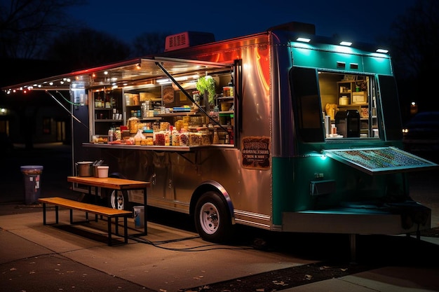 Street Eats Exploring the World of Food Truck achtergrond 509jpg
