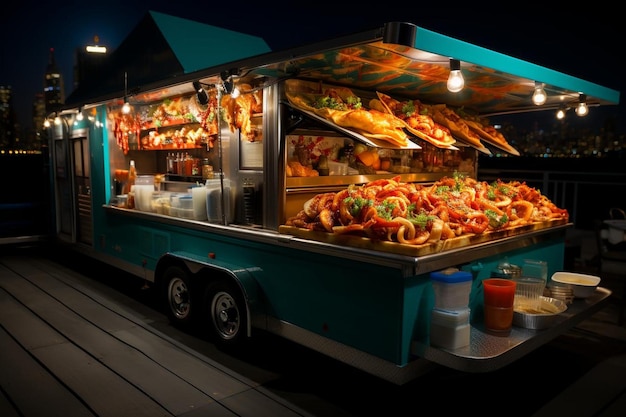 Street Eats Exploring the World of Food Truck achtergrond 747jpg