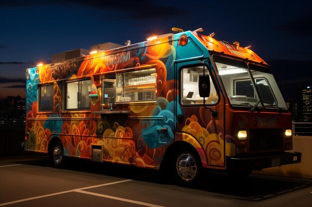 Street Eats Exploring the World of Food Truck background 372jpg