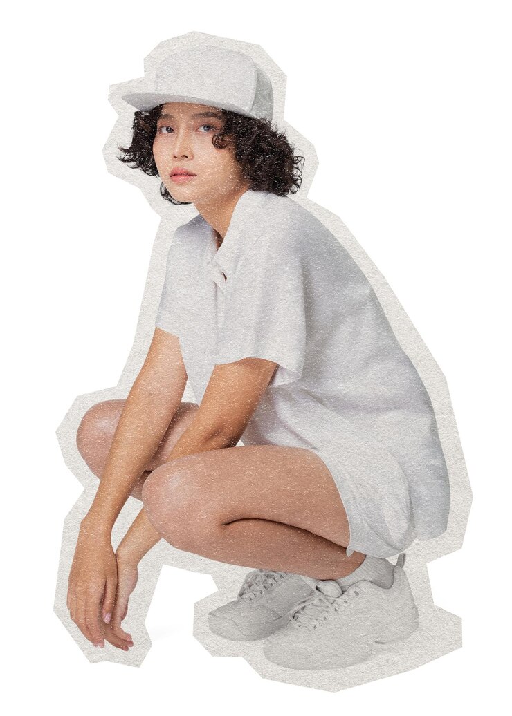 Photo 街頭時尚 png 貼紙 透明背景上切割的紙