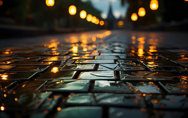 Street Floor sunset