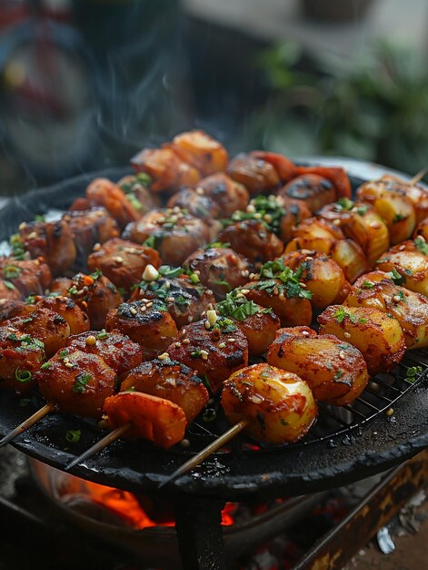 Premium Photo | Street food cart spices up the business lunch scene