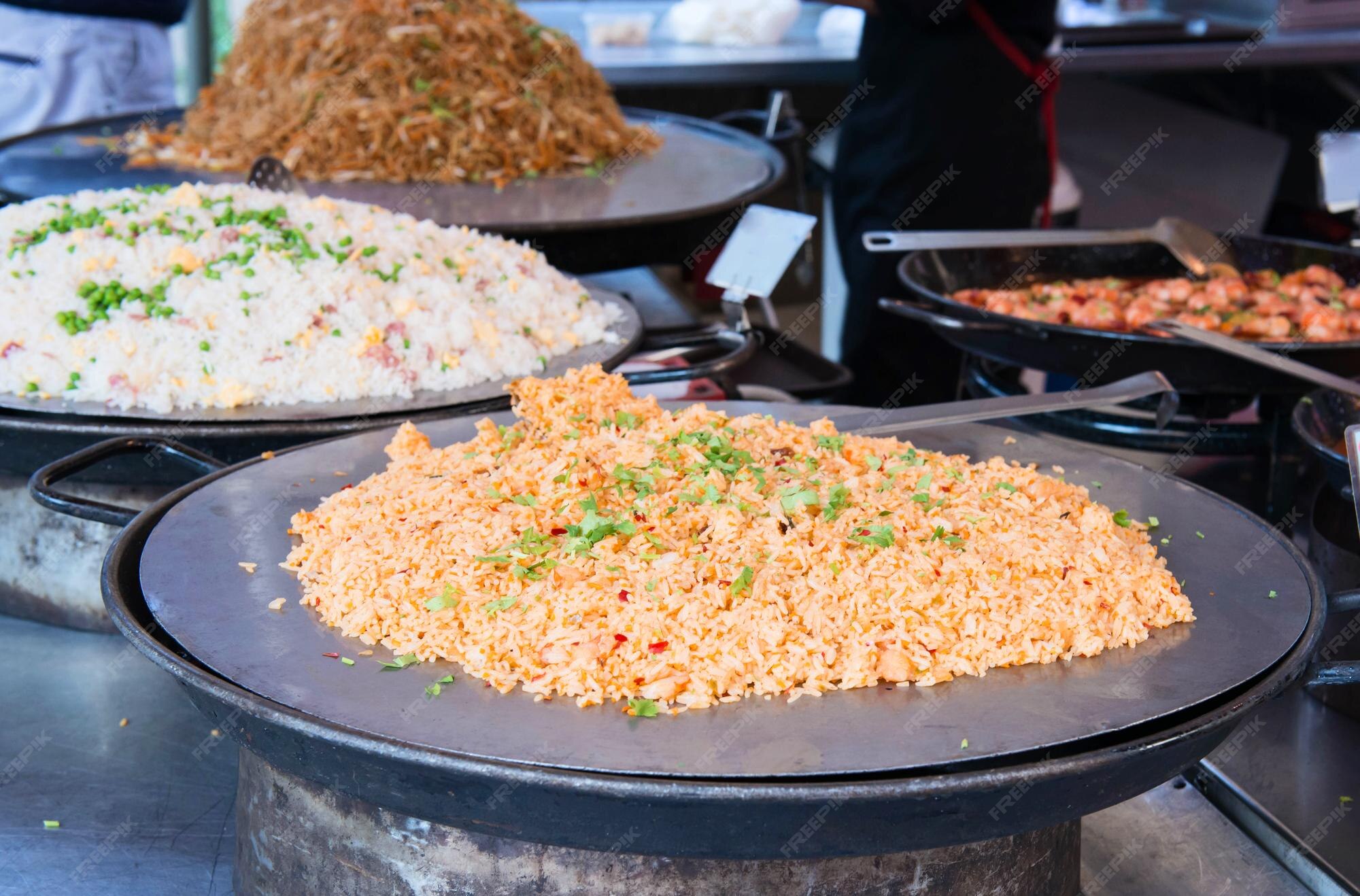 Premium Photo | Street food in france variety of street food on display
