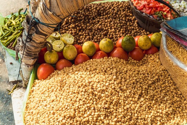 Premium Photo | Street food on the indian market