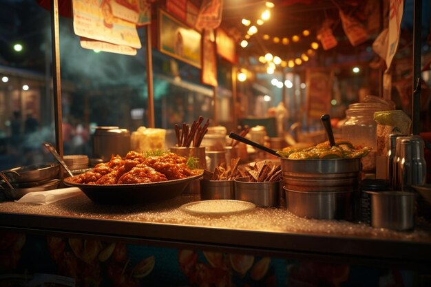 Premium Photo | Street food in international markets