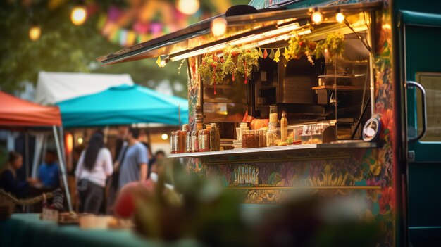 Premium Photo | Street food is sold from a food truck in Bangkok