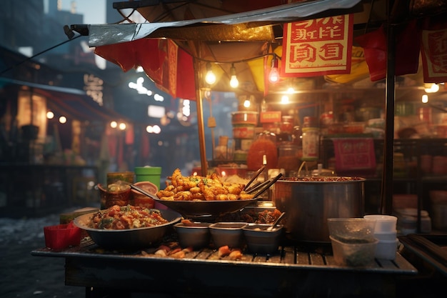 Street food at local markets