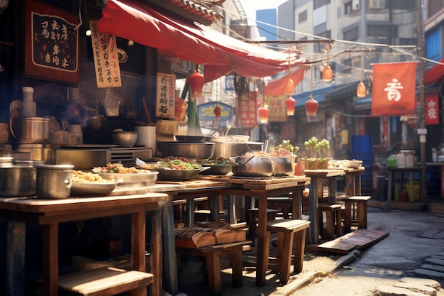 Premium Photo | Street food in Seoul