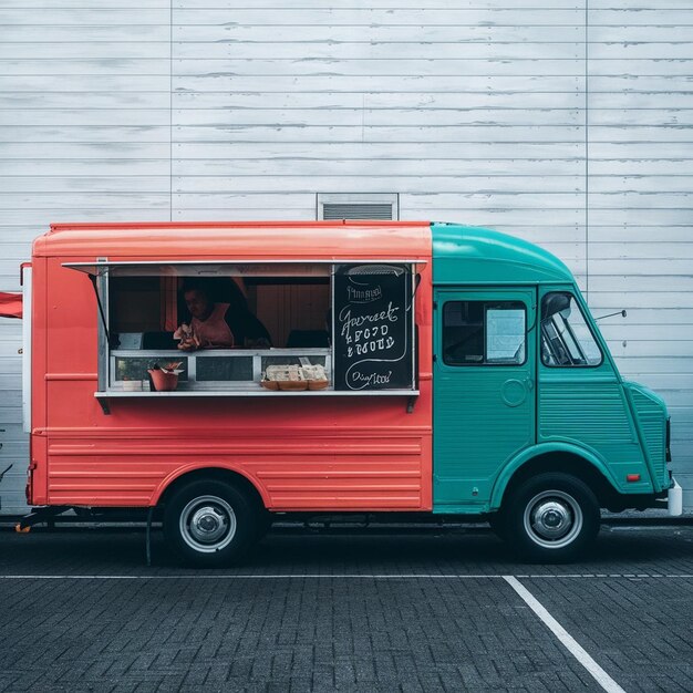 Street Food Truck Parked
