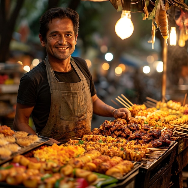Premium Photo | Street food vendors