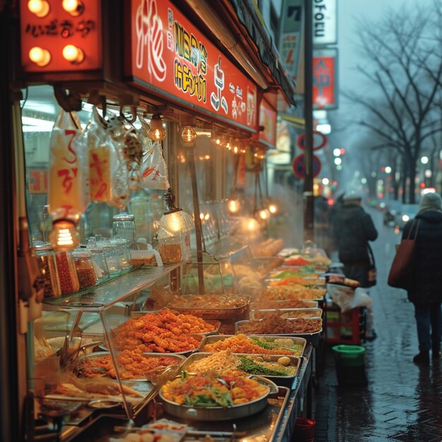 Premium Photo | Street food vendors