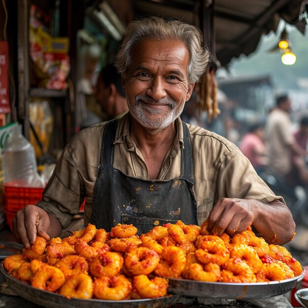 Premium Photo | Street food vendors