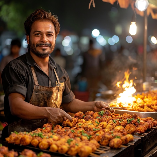 Premium Photo | Street food vendors