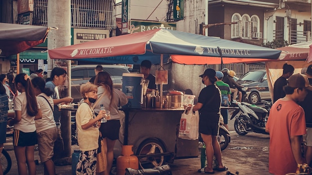 Premium Photo | Street foods in the philippines