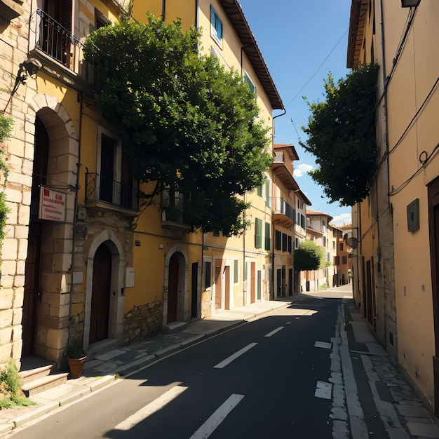 Foto strada in italia città vecchia