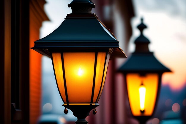 Street Lamp closeup