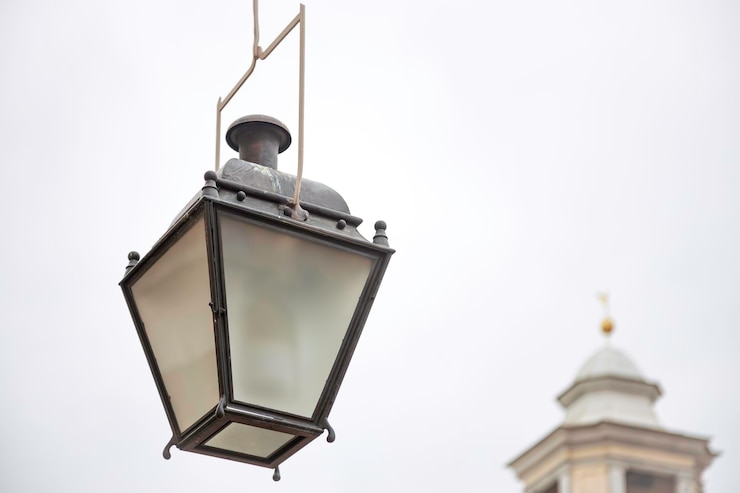 Фотография уличный фонарь в резиденции императора павла в павловске