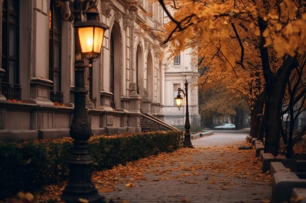 Premium AI Image | A street lamp with the word light on it