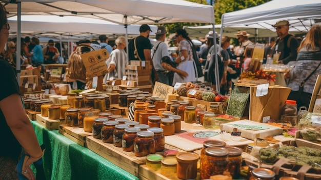 street market