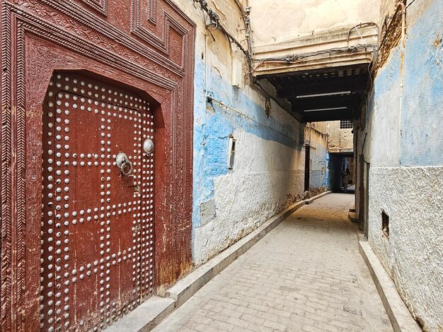 Street in the medina of Fez Morocco