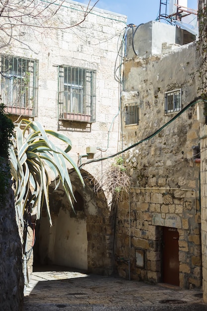 エルサレムの旧市街の通り