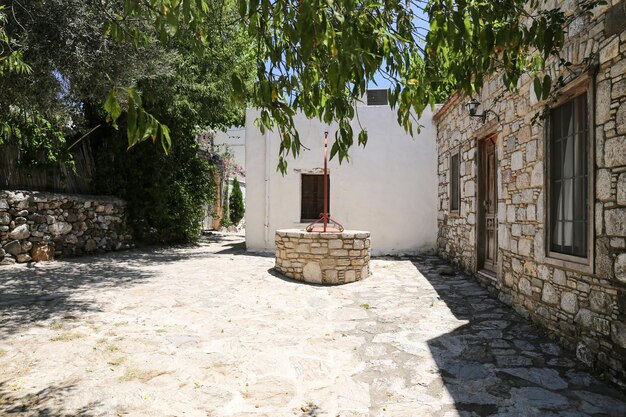 오래 된 Datca Mugla 터키의 거리