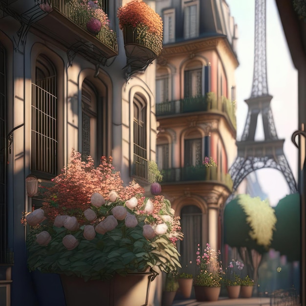 The street of Paris