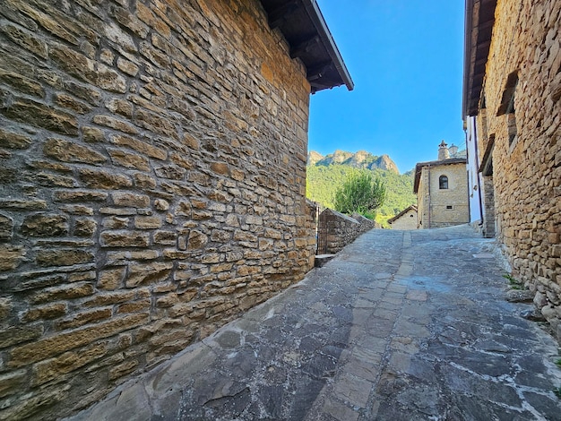 Street in Santa cruz de la Seros Huesca