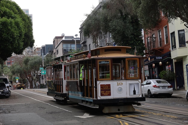 샌프란시스코의 Fisherman's Wharf 근처의 거리 장면