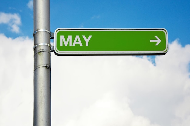 5 月の道路標識