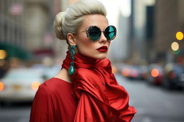 Street Style Elegance with Bold Accessories