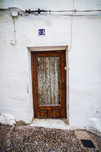 streets and architecture along the Mediterranean coastal town in Spain