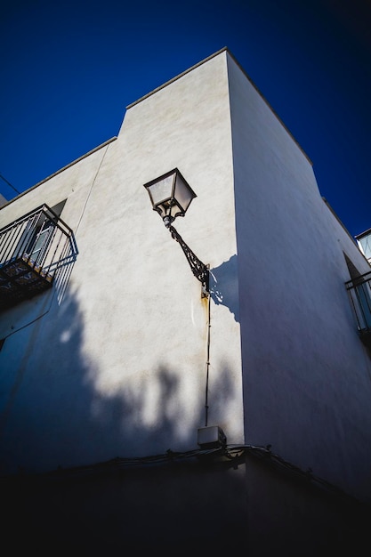 streets and architecture along the Mediterranean coastal town in Spain