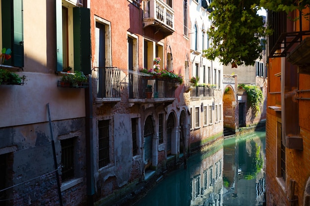 Streets and canals of Venice