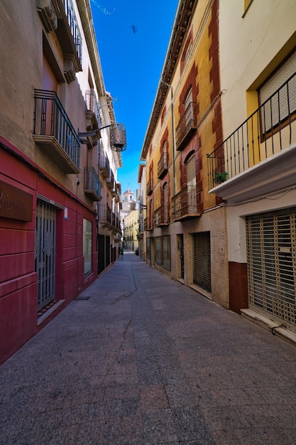 streets of the city of caravaca de la cruz murcia