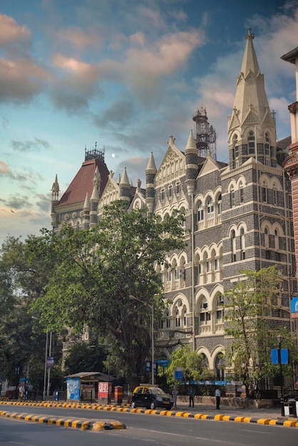 Streets of the Indian city of Mumbai