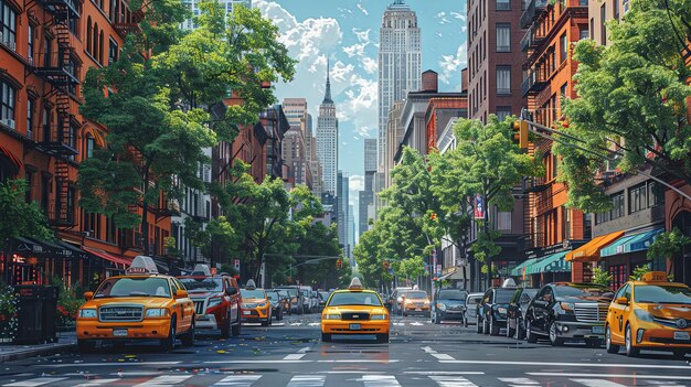 Premium Photo | Streets of New York City