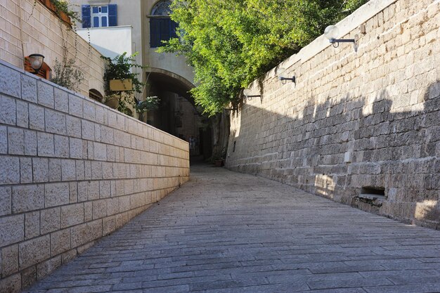 The streets of Old Jaffa