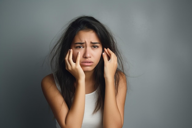 Stress and depression due to skin problems