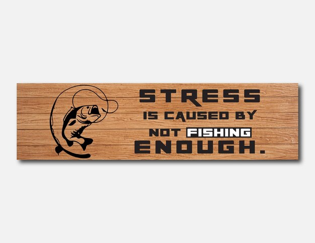 Photo stress is caused by not fishing enough