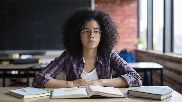 Stressed student thinking